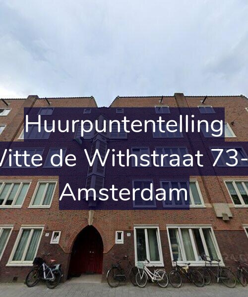 Foto gevel Huurpuntentelling voor Witte de Withstraat 73-A, Amsterdam