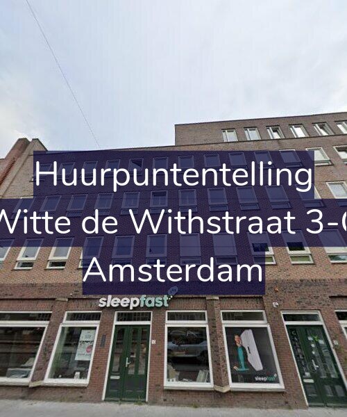 Foto gevel Huurpuntentelling voor Witte de Withstraat 3-C, Amsterdam
