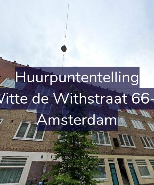 Foto gevel Huurpuntentelling voor Witte de Withstraat 66-2, Amsterdam