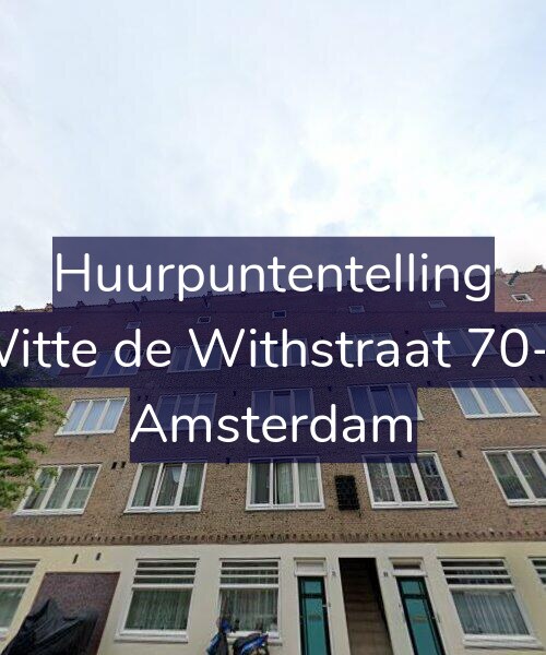 Foto gevel Huurpuntentelling voor Witte de Withstraat 70-2, Amsterdam