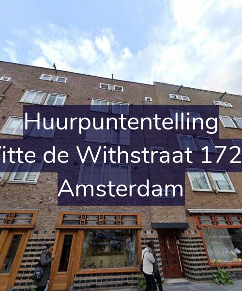 Foto gevel Huurpuntentelling voor Witte de Withstraat 172-3, Amsterdam