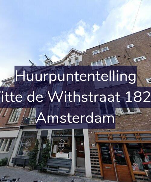 Foto gevel Huurpuntentelling voor Witte de Withstraat 182-1, Amsterdam