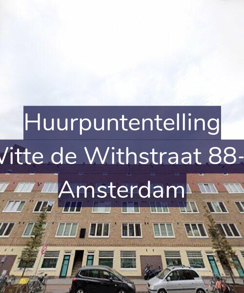 Foto gevel Huurpuntentelling voor Witte de Withstraat 88-2, Amsterdam