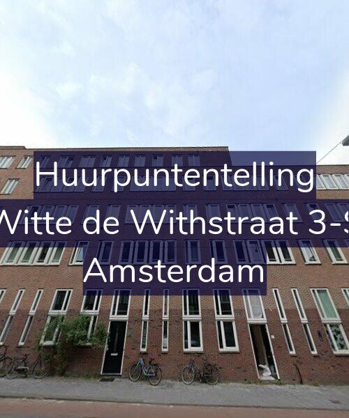 Foto gevel Huurpuntentelling voor Witte de Withstraat 3-S, Amsterdam
