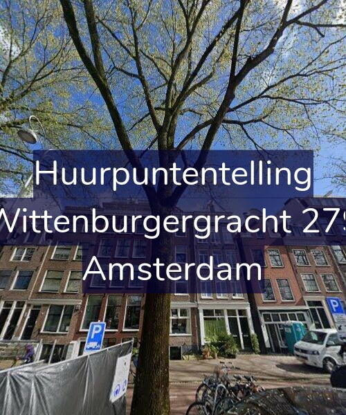 Foto gevel Huurpuntentelling voor Wittenburgergracht 279, Amsterdam