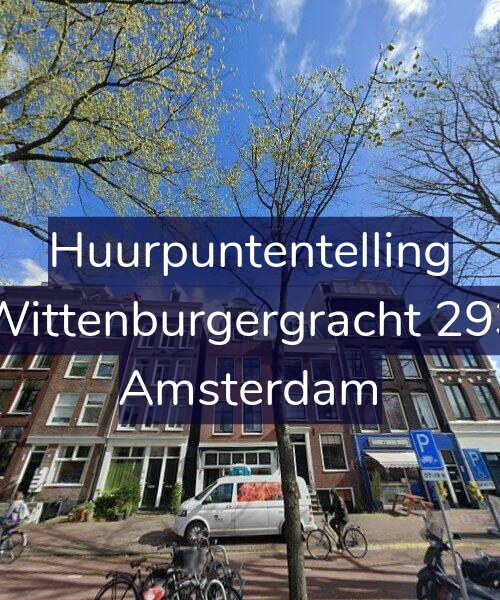 Foto gevel Huurpuntentelling voor Wittenburgergracht 293, Amsterdam
