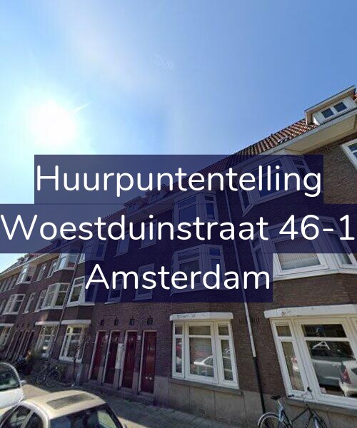 Foto gevel Huurpuntentelling voor Woestduinstraat 46-1, Amsterdam