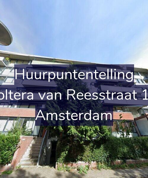 Foto gevel Huurpuntentelling voor Woltera van Reesstraat 115, Amsterdam
