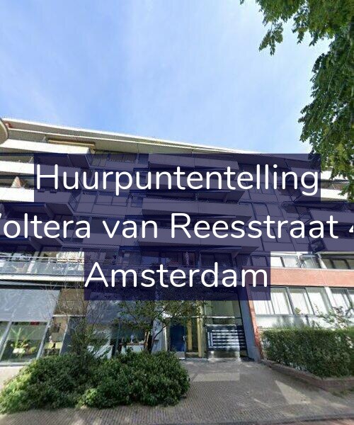 Foto gevel Huurpuntentelling voor Woltera van Reesstraat 43, Amsterdam