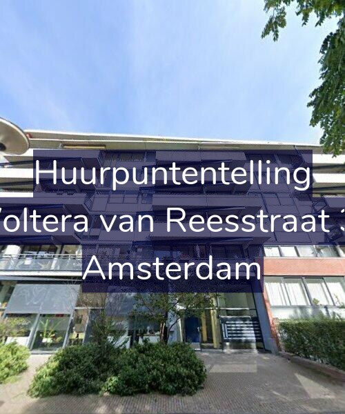 Foto gevel Huurpuntentelling voor Woltera van Reesstraat 37, Amsterdam