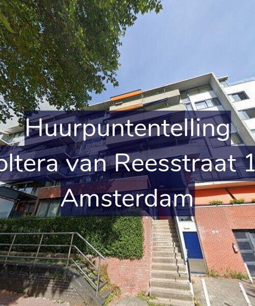 Foto gevel Huurpuntentelling voor Woltera van Reesstraat 163, Amsterdam