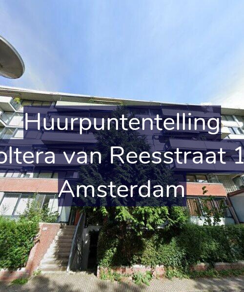 Foto gevel Huurpuntentelling voor Woltera van Reesstraat 113, Amsterdam