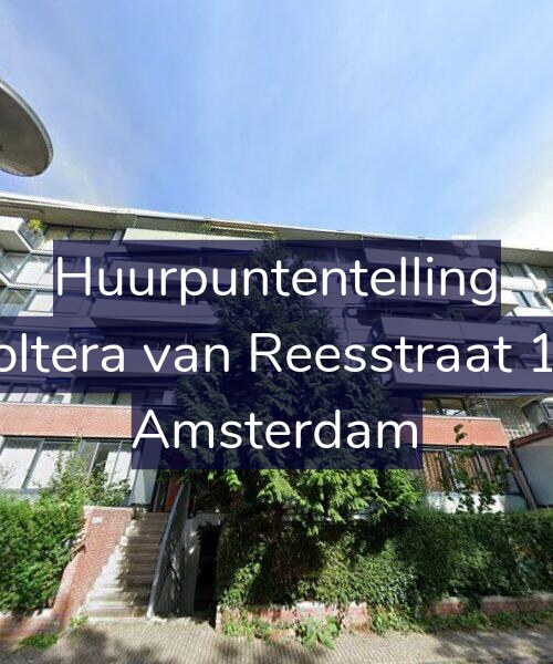 Foto gevel Huurpuntentelling voor Woltera van Reesstraat 109, Amsterdam