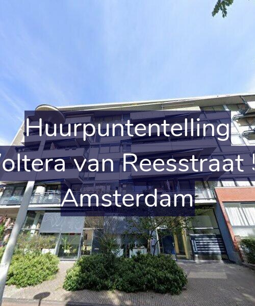 Foto gevel Huurpuntentelling voor Woltera van Reesstraat 59, Amsterdam