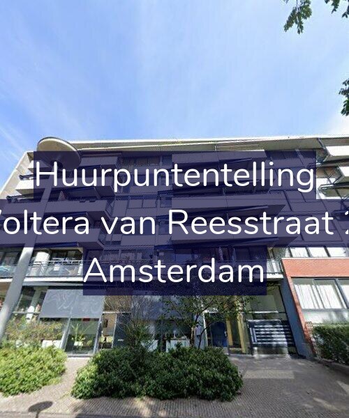 Foto gevel Huurpuntentelling voor Woltera van Reesstraat 21, Amsterdam