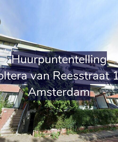 Foto gevel Huurpuntentelling voor Woltera van Reesstraat 121, Amsterdam