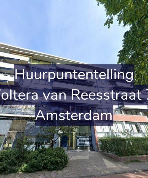 Foto gevel Huurpuntentelling voor Woltera van Reesstraat 75, Amsterdam