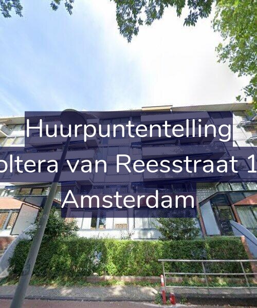 Foto gevel Huurpuntentelling voor Woltera van Reesstraat 137, Amsterdam
