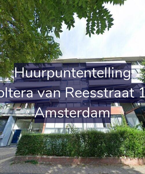 Foto gevel Huurpuntentelling voor Woltera van Reesstraat 101, Amsterdam