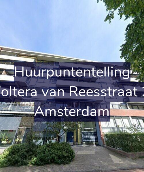 Foto gevel Huurpuntentelling voor Woltera van Reesstraat 27, Amsterdam