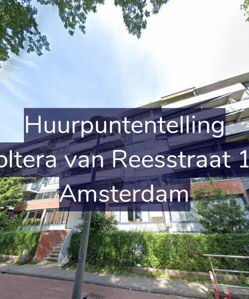 Foto gevel Huurpuntentelling voor Woltera van Reesstraat 125, Amsterdam