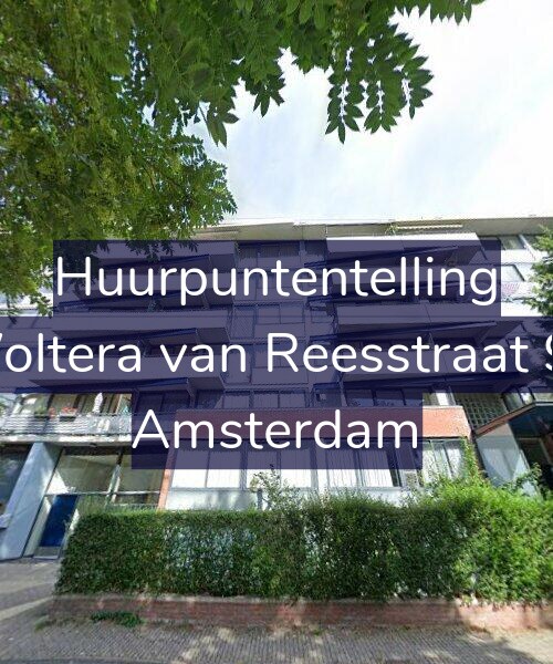 Foto gevel Huurpuntentelling voor Woltera van Reesstraat 99, Amsterdam