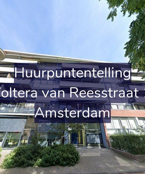 Foto gevel Huurpuntentelling voor Woltera van Reesstraat 13, Amsterdam