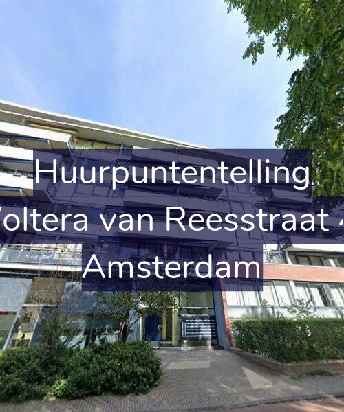 Foto gevel Huurpuntentelling voor Woltera van Reesstraat 47, Amsterdam