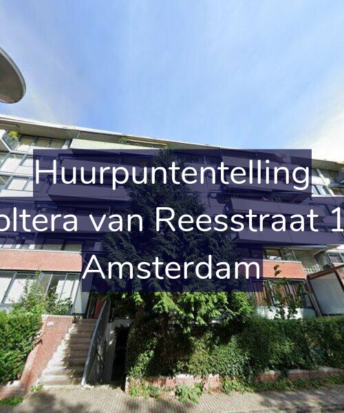Foto gevel Huurpuntentelling voor Woltera van Reesstraat 111, Amsterdam