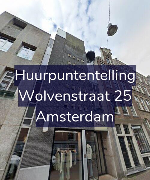 Foto gevel Huurpuntentelling voor Wolvenstraat 25, Amsterdam