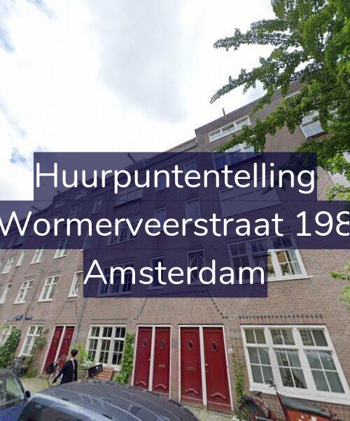 Foto gevel Huurpuntentelling voor Wormerveerstraat 198, Amsterdam