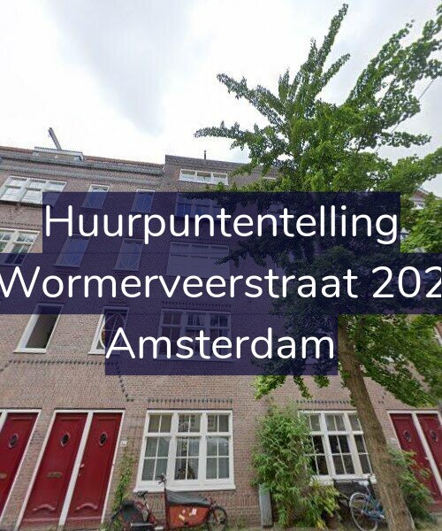 Foto gevel Huurpuntentelling voor Wormerveerstraat 202, Amsterdam