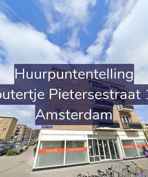 Foto gevel Huurpuntentelling voor Woutertje Pietersestraat 1-A, Amsterdam