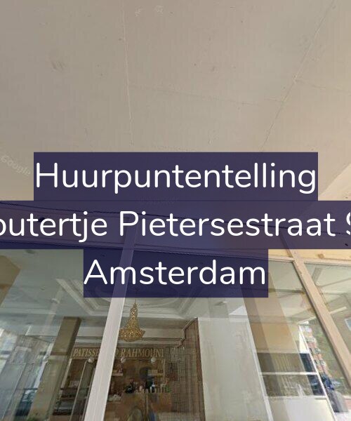 Foto gevel Huurpuntentelling voor Woutertje Pietersestraat 9-2, Amsterdam