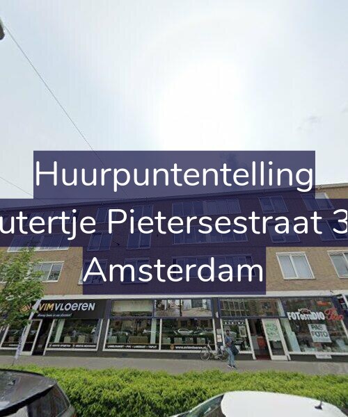 Foto gevel Huurpuntentelling voor Woutertje Pietersestraat 36-1, Amsterdam