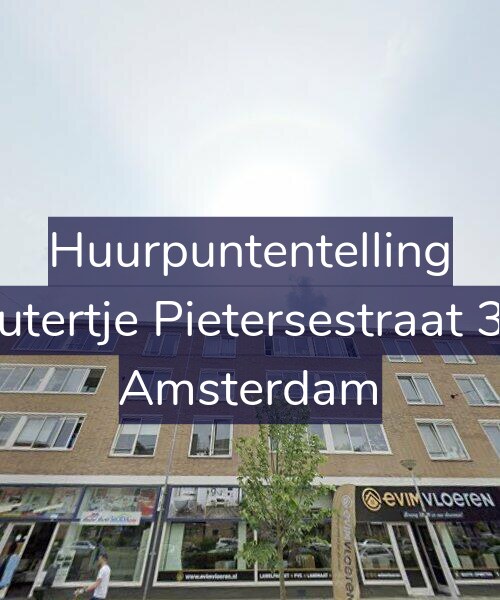 Foto gevel Huurpuntentelling voor Woutertje Pietersestraat 34-3, Amsterdam