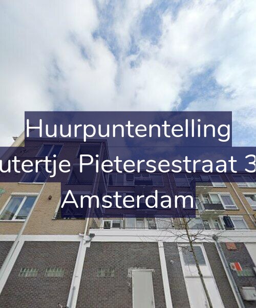 Foto gevel Huurpuntentelling voor Woutertje Pietersestraat 38-2, Amsterdam