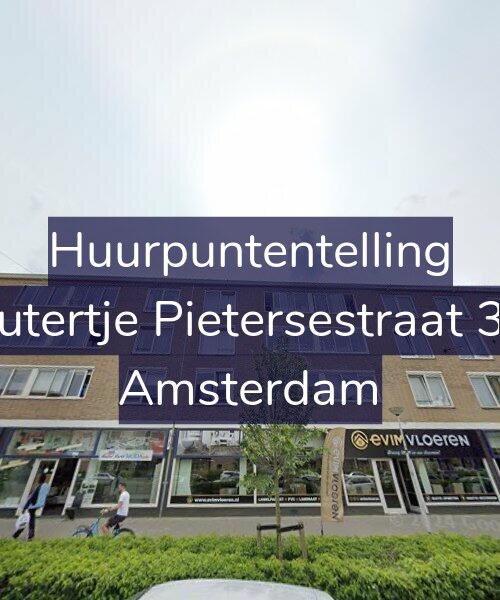 Foto gevel Huurpuntentelling voor Woutertje Pietersestraat 34-1, Amsterdam