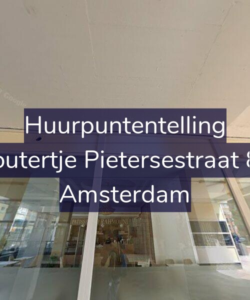 Foto gevel Huurpuntentelling voor Woutertje Pietersestraat 8-1, Amsterdam