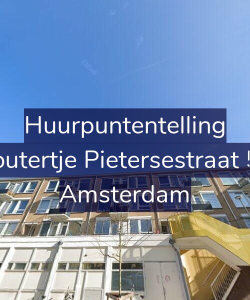 Foto gevel Huurpuntentelling voor Woutertje Pietersestraat 5-3, Amsterdam