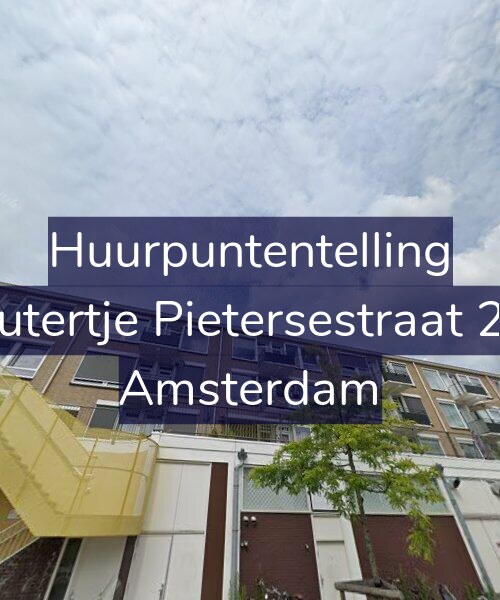 Foto gevel Huurpuntentelling voor Woutertje Pietersestraat 21-2, Amsterdam