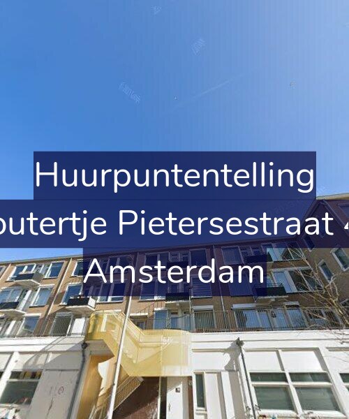 Foto gevel Huurpuntentelling voor Woutertje Pietersestraat 4-2, Amsterdam