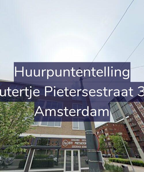 Foto gevel Huurpuntentelling voor Woutertje Pietersestraat 39-2, Amsterdam