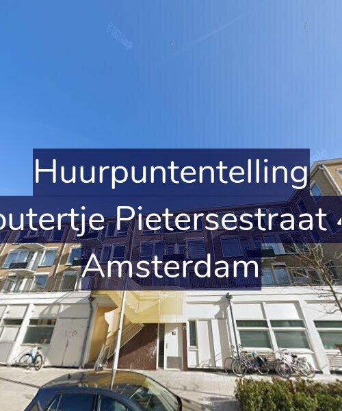 Foto gevel Huurpuntentelling voor Woutertje Pietersestraat 4-1, Amsterdam