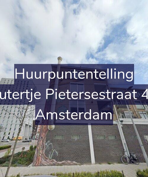 Foto gevel Huurpuntentelling voor Woutertje Pietersestraat 40-1, Amsterdam