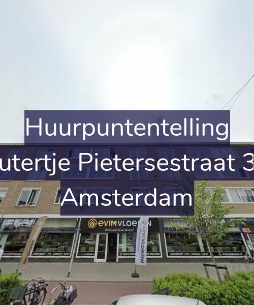 Foto gevel Huurpuntentelling voor Woutertje Pietersestraat 35-1, Amsterdam