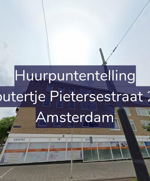 Foto gevel Huurpuntentelling voor Woutertje Pietersestraat 2-C, Amsterdam
