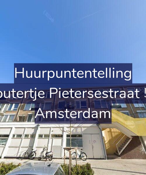 Foto gevel Huurpuntentelling voor Woutertje Pietersestraat 5-1, Amsterdam