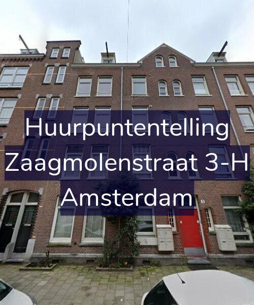 Foto gevel Huurpuntentelling voor Zaagmolenstraat 3-H, Amsterdam