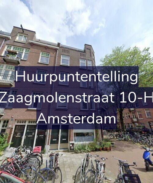Foto gevel Huurpuntentelling voor Zaagmolenstraat 10-H, Amsterdam